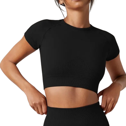 Women Yoga Top Seamless Sport T Shirts